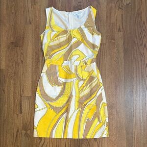 Beth Bowley Abstract Print Mini Dress Sz 6